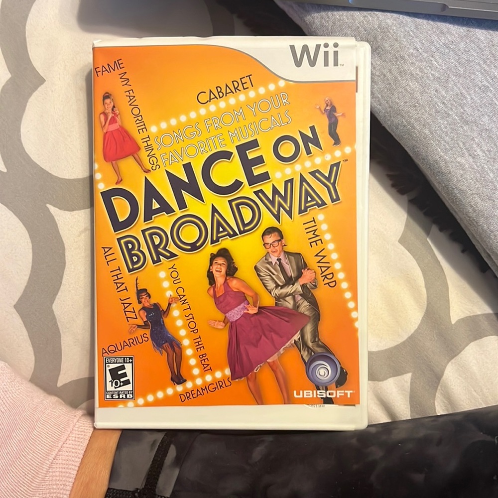 Wii game dance on broadway